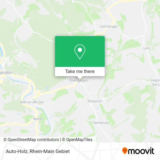 Auto-Holz map