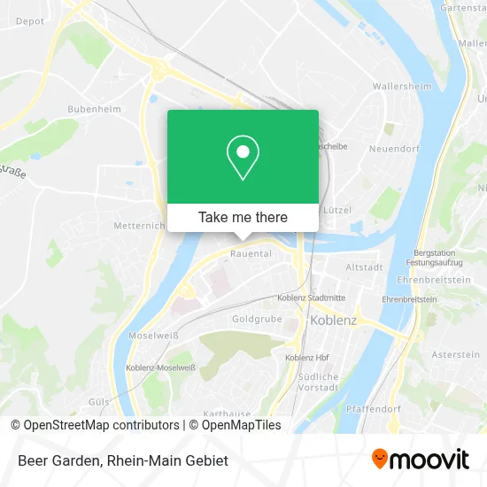 Biergarten map