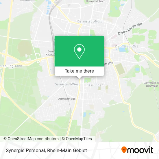Synergie Personal map