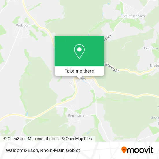 Waldems-Esch map
