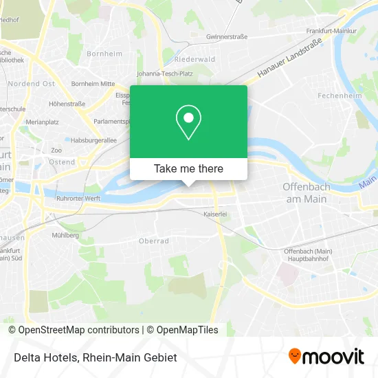 Delta Hotels map