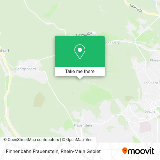 Finnenbahn Frauenstein map