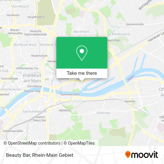 Beauty Bar map
