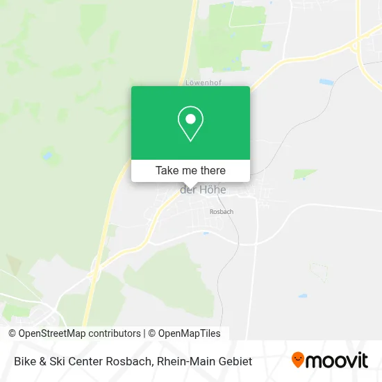 Bike & Ski Center Rosbach map