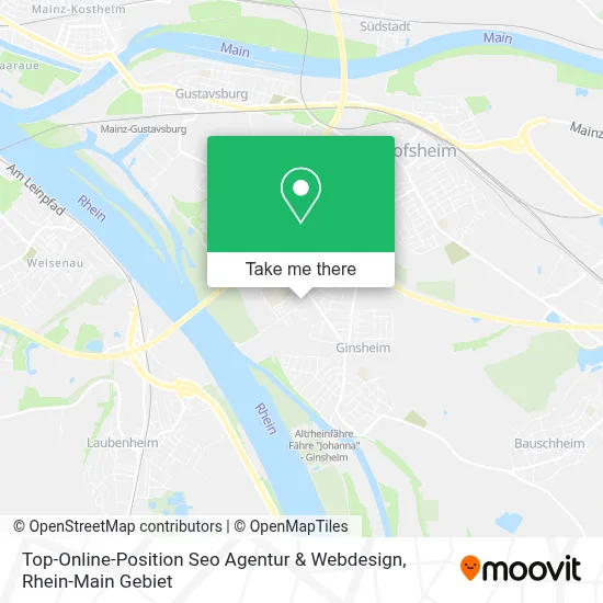 Top-Online-Position Seo Agentur & Webdesign map