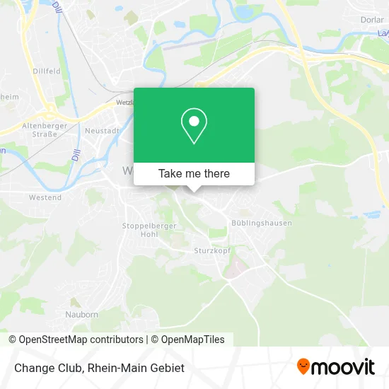 Change Club map