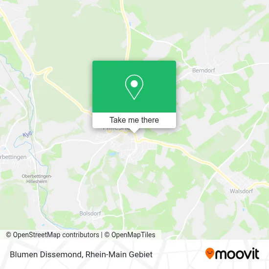 Blumen Dissemond map
