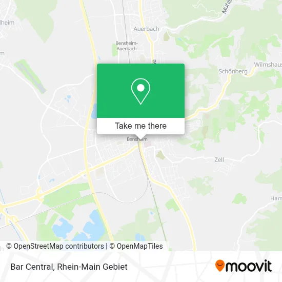 Bar Central map
