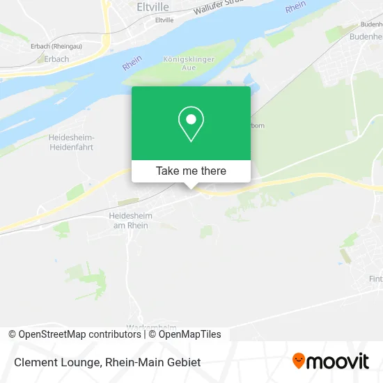 Clement Lounge map