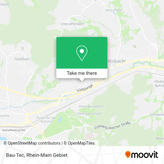 Bau-Tec map