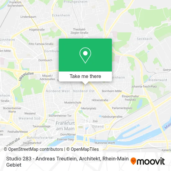 Studio 283 - Andreas Treutlein, Architekt map