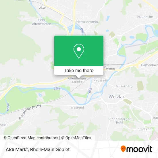 Aldi Markt map