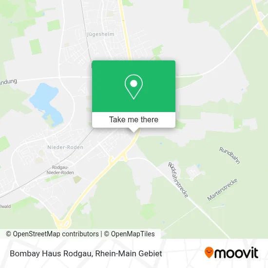 Bombay Haus Rodgau map