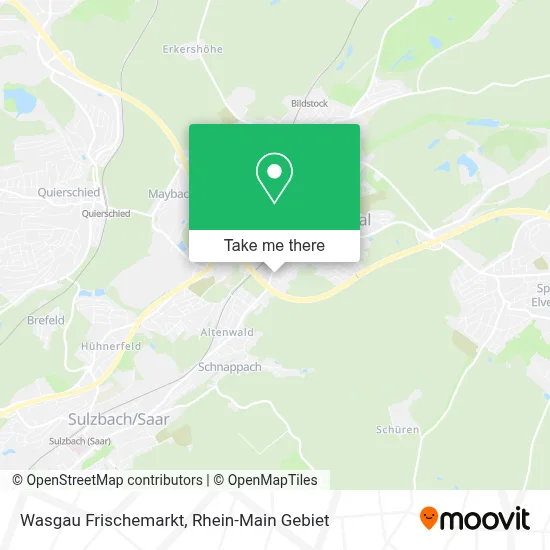 Wasgau Frischemarkt map
