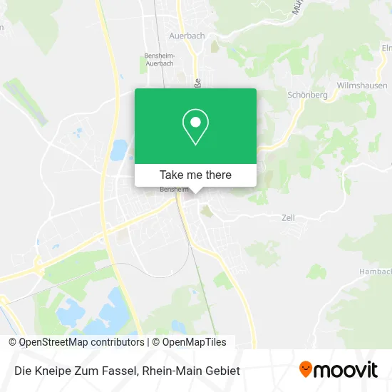 Die Kneipe Zum Fassel map