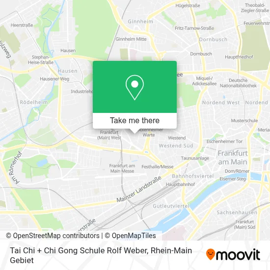 Tai Chi + Chi Gong Schule Rolf Weber map