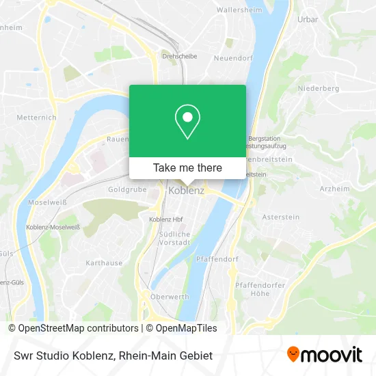 Swr Studio Koblenz map