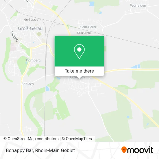 Behappy Bar map