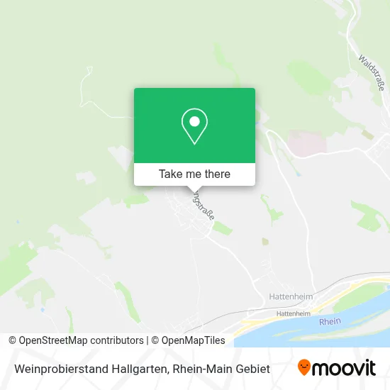Weinprobierstand Hallgarten map