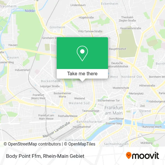 Body Point Ffm map