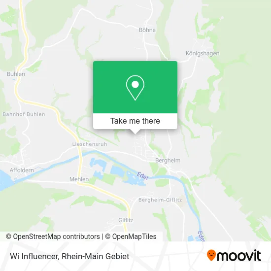 Wi Influencer map
