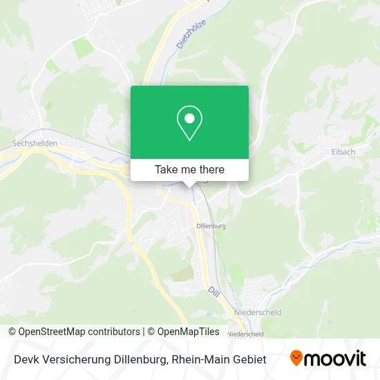 Devk Versicherung Dillenburg map