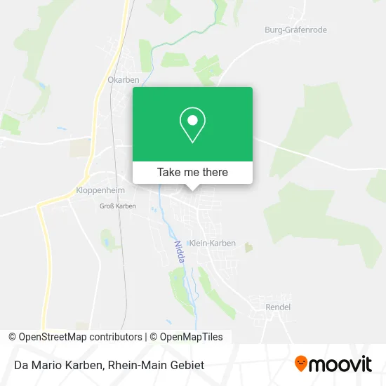 Da Mario Karben map