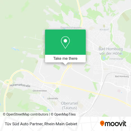 Tüv Süd Auto Partner map