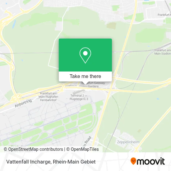 Vattenfall Incharge map
