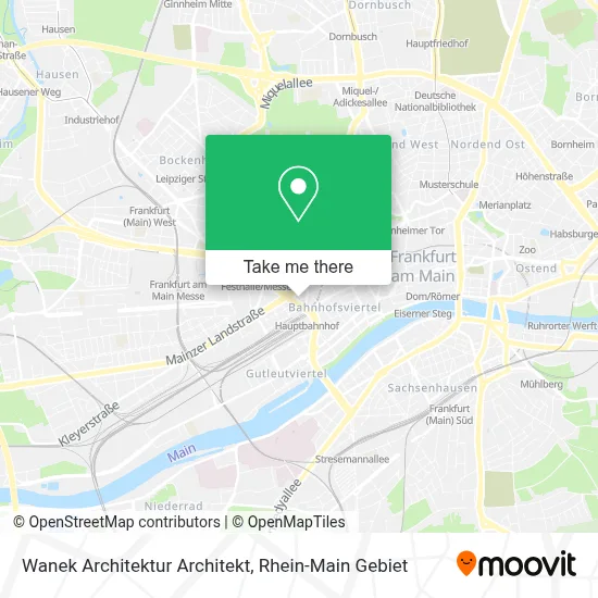 Wanek Architektur Architekt map
