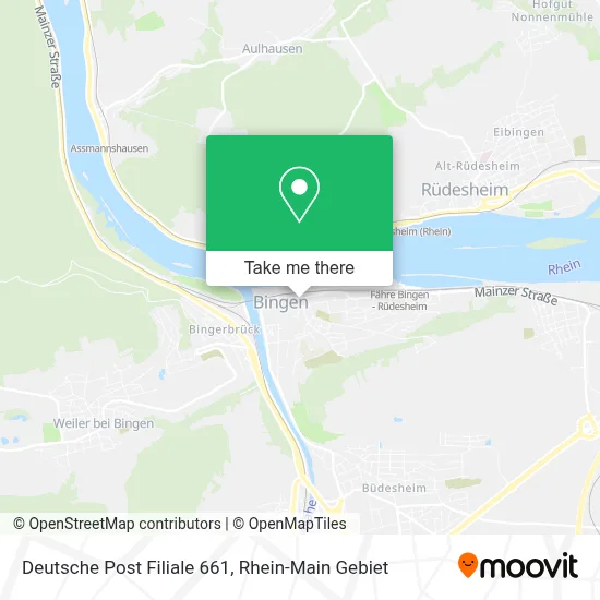 Deutsche Post Filiale 661 map