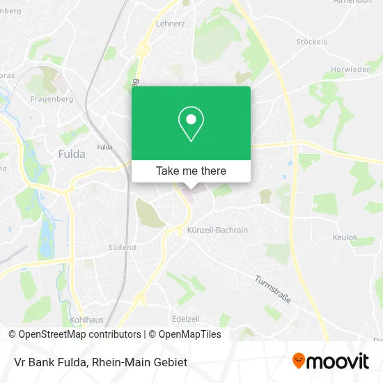 Vr Bank Fulda map