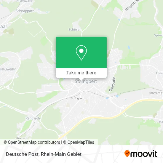 Deutsche Post map