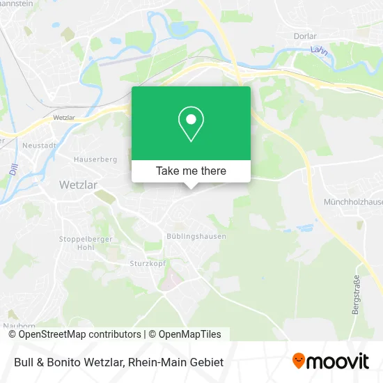 Bull & Bonito Wetzlar map