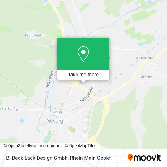 B. Beck Lack-Design Gmbh map