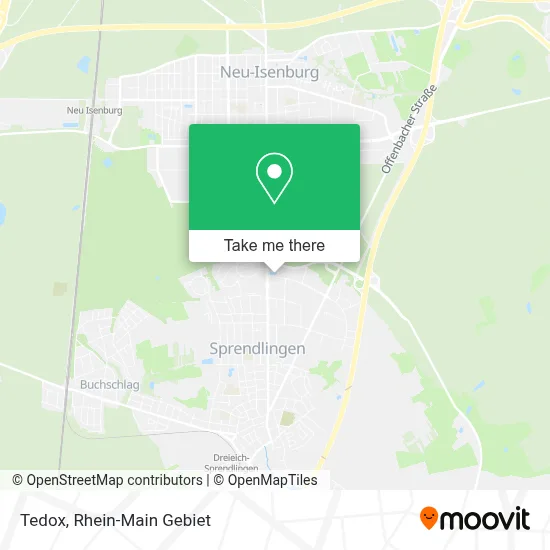 Tedox map