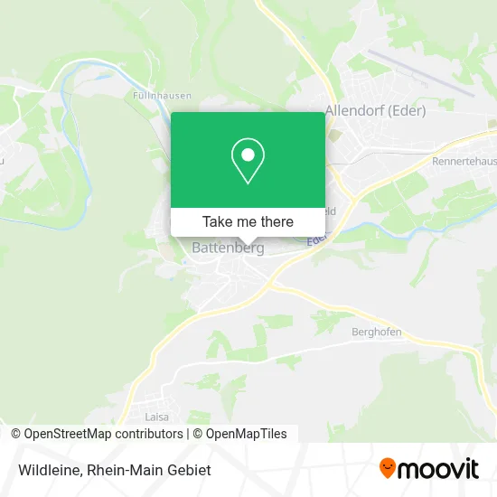 Wildleine map
