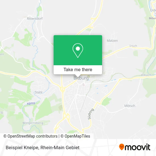 Beispiel Kneipe map