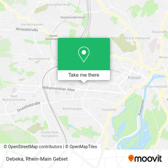 Debeka map