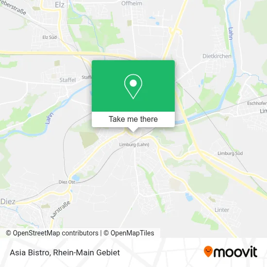 Asia Bistro map