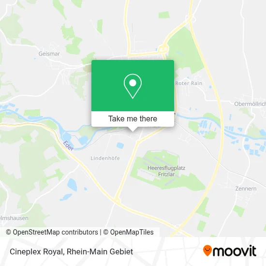 Cineplex Royal map