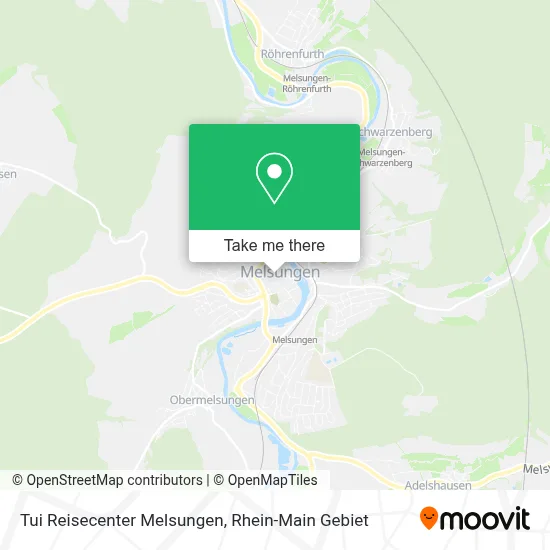 Tui Reisecenter Melsungen map