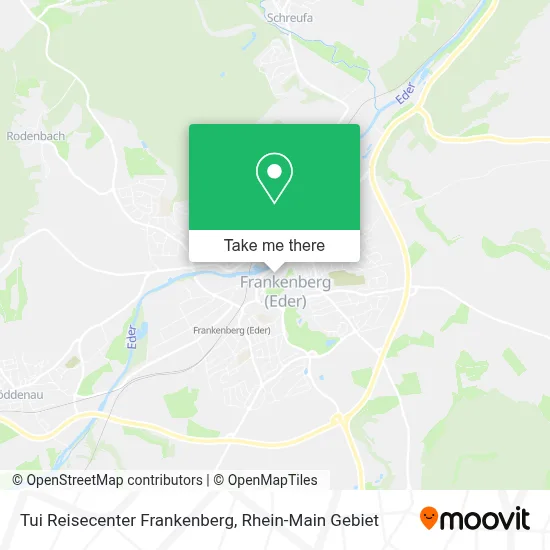 Tui Reisecenter Frankenberg map