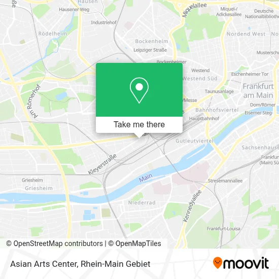 Asian Arts Center map