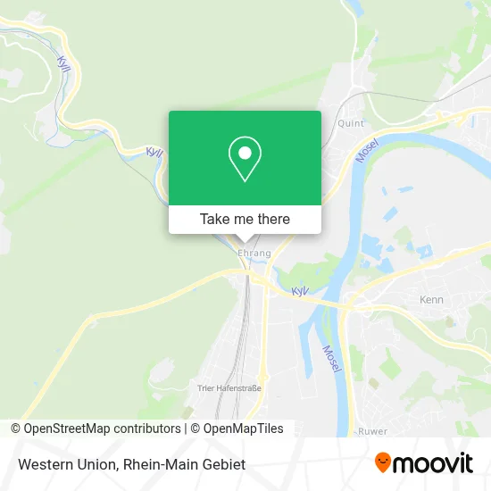 Western Union map