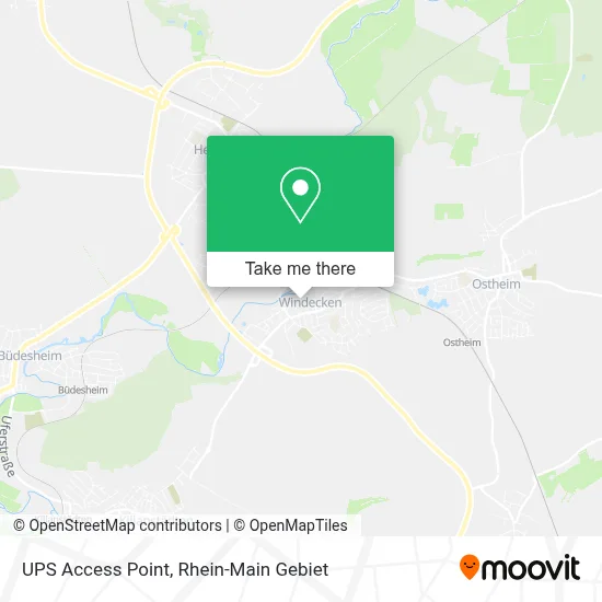 Ups Access Point map