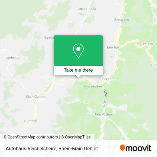 Autohaus Reichelsheim map