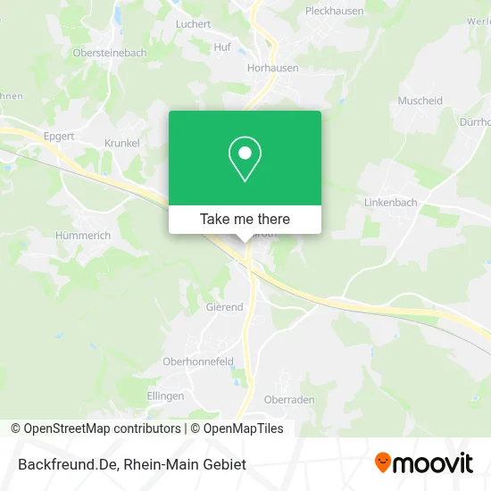 Backfreund.De map