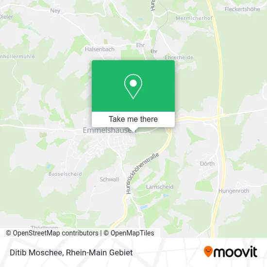 Ditib Moschee map