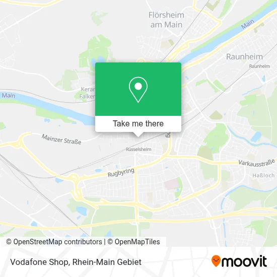 Vodafone Shop map